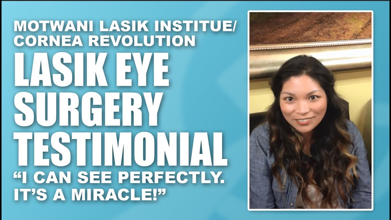 Cindy's vision is back! She says it was a miracle. Motwani Lasik Eye Surgery