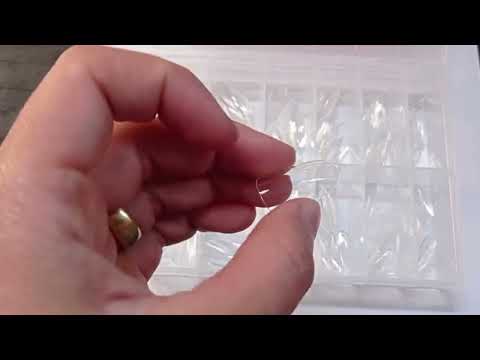 CARTELA DE UNHA FLEXÍVEL POSTIÇA SPEED TIP GEL ALMOND SHOYYI COM 240 UN