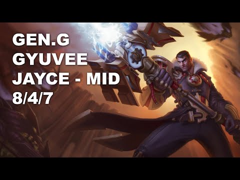 Gen.G gyuvee Mid Jayce vs Ornn - KR Challenger Patch 10.8