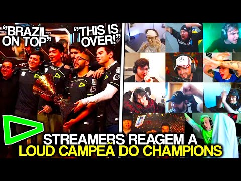 LOUD CHAMPIONS CHAMPION! STREAMER REACTION - VALORANT CLIPS