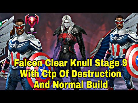 Falcon Clear WBL Knull With Ctp of Destruction | F2p Build Used - Marvel Future Fight
