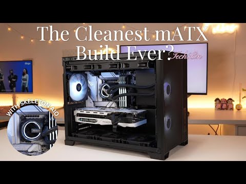 The Cleanest mATX Build Ever? | Antec FLUX M Mini Tower Build