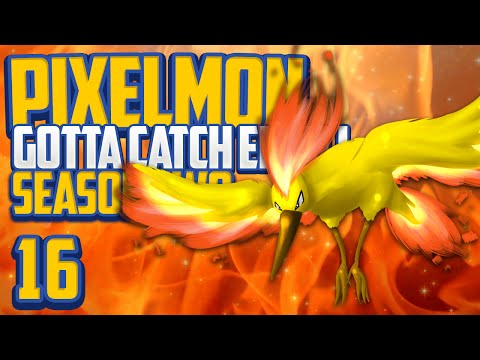 Minecraft Pixelmon "MOLTRES!" Gotta Catch 'Em All S2 Ep 16 (Minecraft Pokemon Mod)