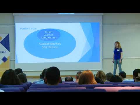 ERP Smart System pitch at Armenian Startup Academy graduates demo day