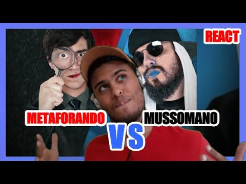 METAFORANDO VS MUSSOMANO | REACT | BATALHA DE RIMAS