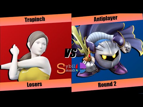 Sybil Smash #2 Losers Round 2 - Trapinch (Wiifit) Vs. Antiplayer (Meta Knight) SSBU Tournament