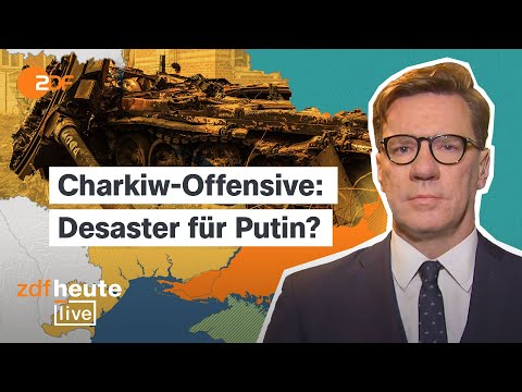 Ukraine-Erfolg bei Charkiw: Russlands Armee droht Umfassung | Militärexperte Lange bei ZDFheute live