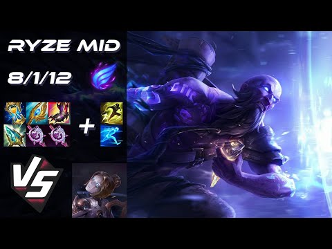 MID Ryze vs Orianna - EU Challenger Patch 25.S1.6