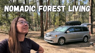 Restful Nomad Living in Tonto National Forest | Creekside Camp, Van Life Tips & A Coffee Mishap