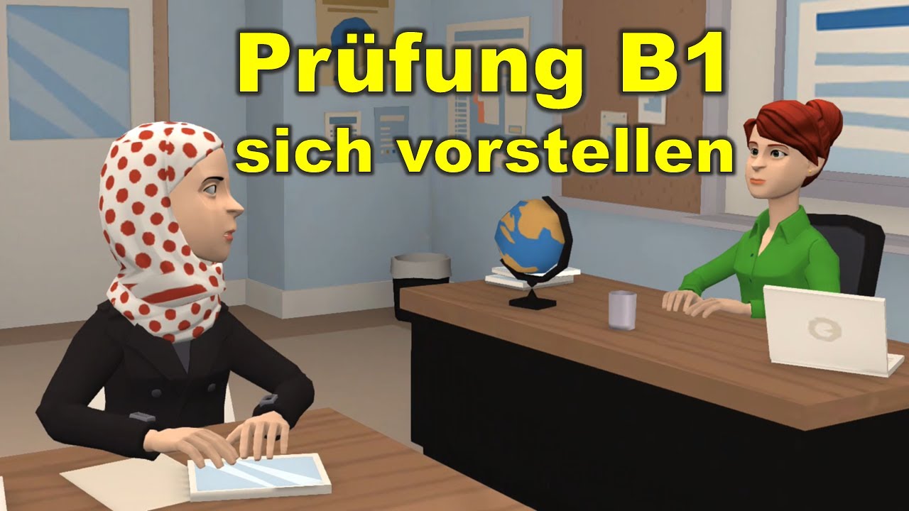 Exam B1 (DTZ) sich vorstellen | Speaking part 1