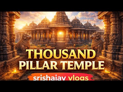 Exploring Thousand Pillars Temple: Warangal's Hidden Gem & History @srishajayvlogs 