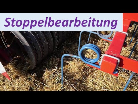 Stoppelbearbeitung