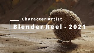 【Blender Reel 2021】 無料の3DCGソフトで作った作品をまとめてみた【約2年半分】