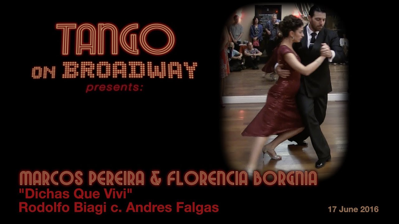 Marcos Pereira & Florencia Borgnia "Dichas Que Vivi" Rodolfo Biagi c. A Falgas - Tango On Broadway