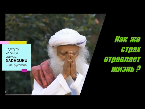 Как же страх отравляет жизнь ? Садхгуру - йогин и мистик, Sadhguru - на русском.