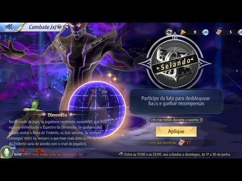 JOGANDO PVP MELEE DIMENSÃO - SAINT SEIYA AWAKENING