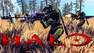 Spartan Firefight - UNSC Spartans vs Covenant Elites | Halo Reach AI Battle