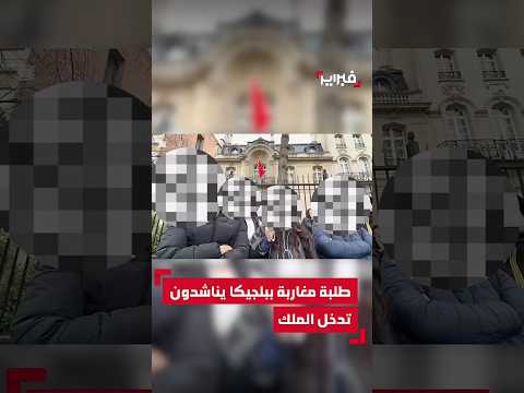 طلبة مغاربة ببلجيكا يناشدون تدخل الملك