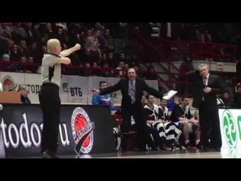 5ый фол Кирилла Фесенко | 24.02.2015 | Avtodor @ Fraport Skyliners