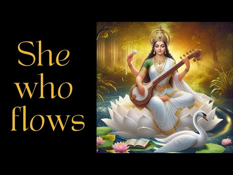 Creative Rebirthing with Goddess Saraswati's Blessing #2025 #india #shakti #vasant #mythology