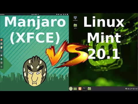 Manjaro 20.2.1 vs Linux Mint 20.1