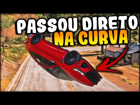 ACABOU COM O CARRO na CURVA - GOLIAS SEM FREIO FORZA HORIZON 5 ONLINE