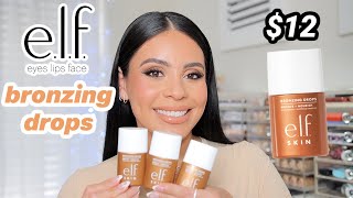 I tried the NEW e.l.f. Bronzing Drops 🤩 are they worth it..?