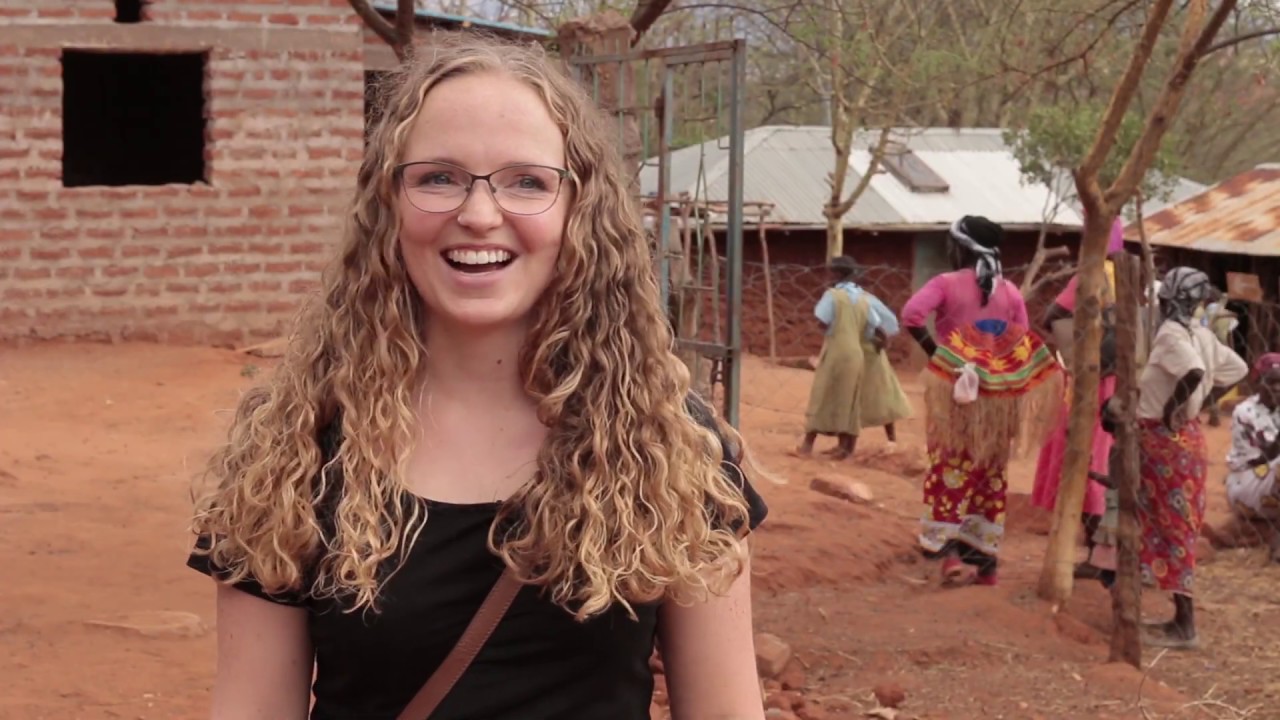 Compassion UK short film still — sponsor visiting a community in Kenya