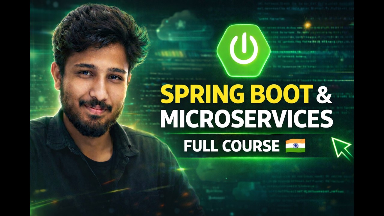 Spring Boot + Microservices Full Course in Telugu 🔥 | Beginner to Advanced (2026)