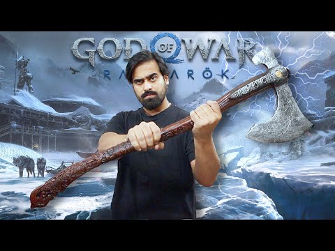 Kratos's LEVIATHAN AXE IS HERE!!! | GOD OF WAR RAGNAROK Cosplay Replica | Jadoo Vlogs