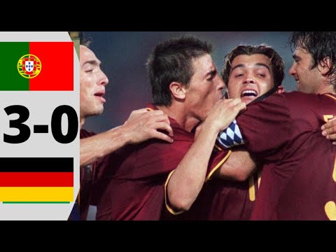 Portugal 3 x 0 Germany (Hat-Trick of Sergio Conceiçao) ●UEFA Euro 2000 Extended Goals & Highlights