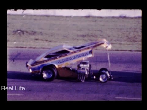 1977, Drag racing at Edmonton International Speedway, Edmonton, Ab