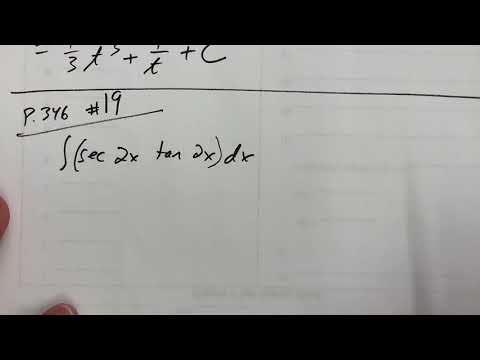 AP calculus - p. 346 - #19