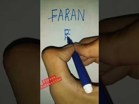 Faran name logo design #logodesign#logo#name#faran#viral#trending#shorts#youtubeshorts