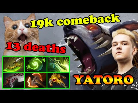 [GIVEAWAY] YATORO'S 13 DEATHS 19K HARD COMEBACK URSA REFRESHER BUILD VS DIVINE TA | DOTA2ORBS