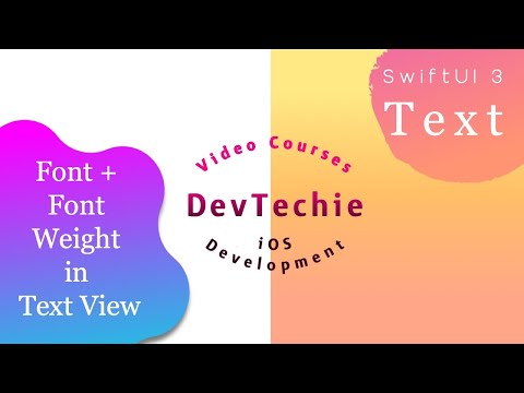 SwiftUI 3: Font And FontWeight Combined in Text View