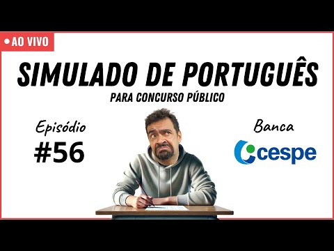 Simulado de Português #56 - Banca CESPE