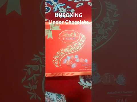 Unboxing Lindt Lindor Chocolates | Smooth,Rich & Decadent #shorts #youtubeshorts #kiaraadvani #viral