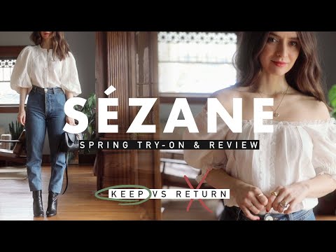 セザンヌ春の試着＆レビュー。キープ vs リターン (Sezane Spring Try-On & Review: Keep vs Return)