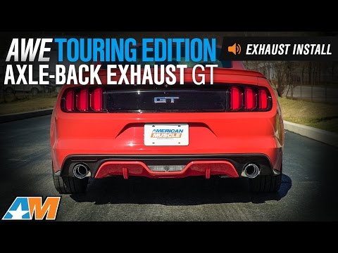 2015-2017 Mustang GT AWE Touring Edition Axle-Back Exhaust Sound Clip & Install