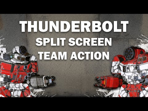 Mechwarrior Online: Split Screen Thunderbolt Team Action TDR-9S & TDR-5S