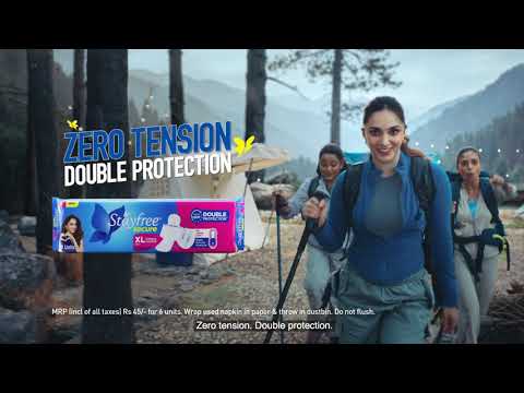 Stayfree Secure XL: Zero Tension, Double Protection featuring Kiara Advani