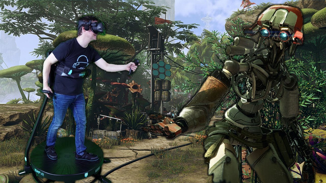 VoodooDE - Ich zocke Stormland mit ReVive auf der "KAT Walk C" VR Treadmill - 100€ Coupon Code
