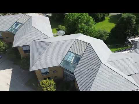 Aerial roof inspection video thumbnail