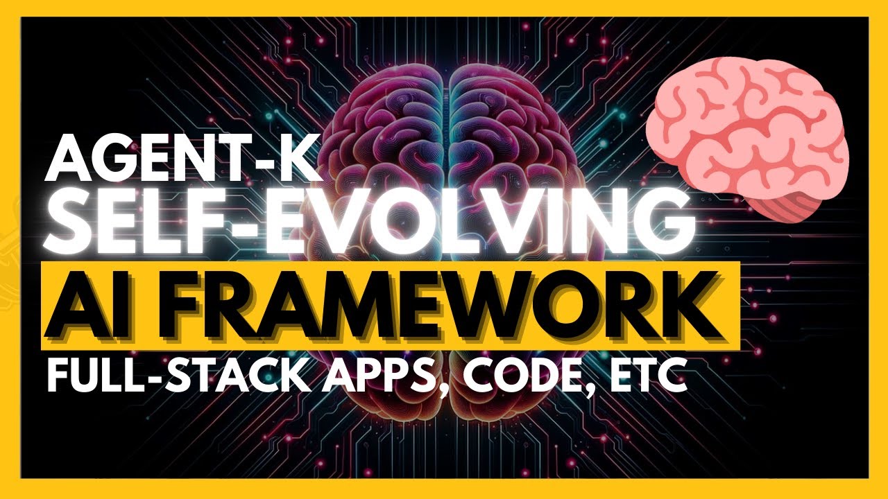 AgentK: Self-Evolving AI Agent Framework Can DO ANYTHING! (Generate Full-Stack Apps, Code, etc.)