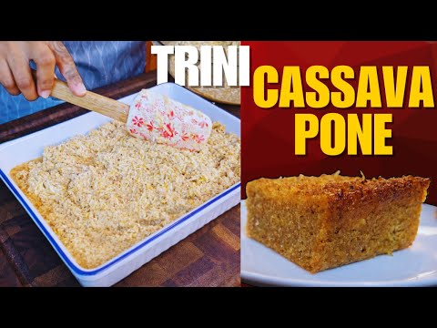 Trini Pone Recipe | Cassava Pone with Coconut, Pumpkin & Spices (Caribbean Classic)
