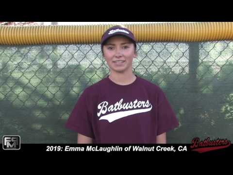 2019 Emma McLaughlin First Base and Third Base Softball Skills Video - Batbusters - Gomes
