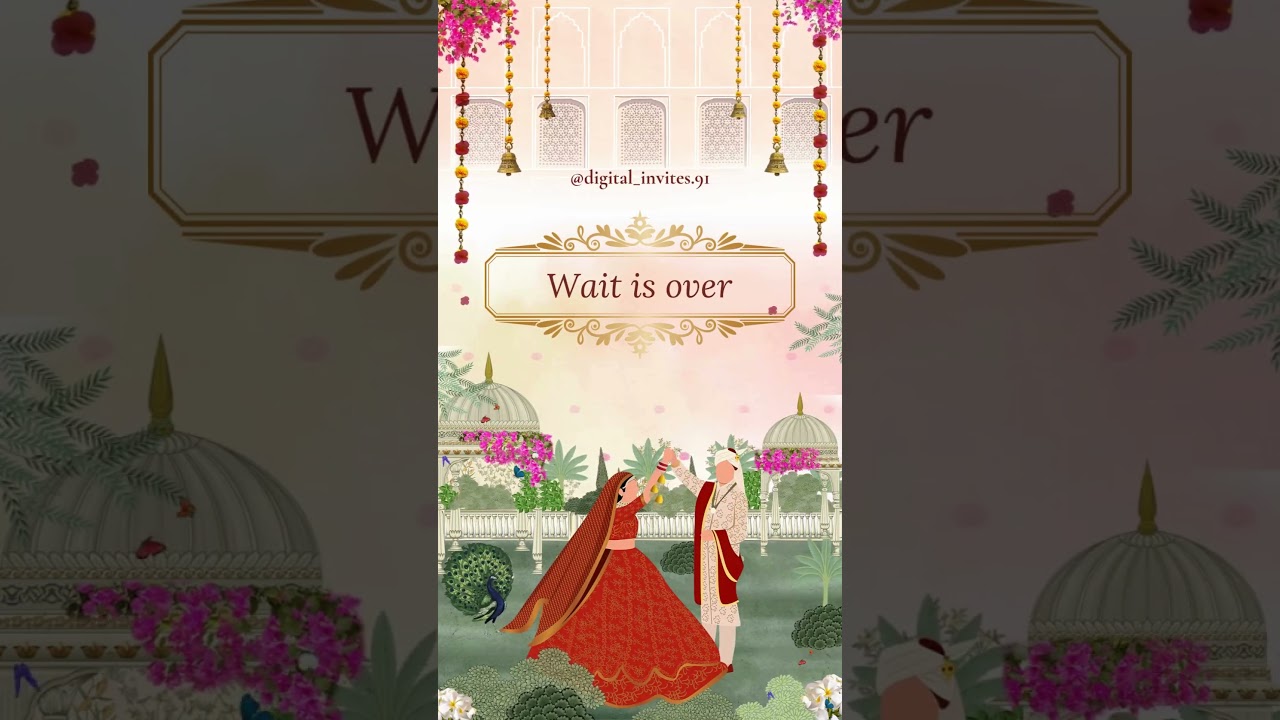 Festive Gold Event Announcement Card