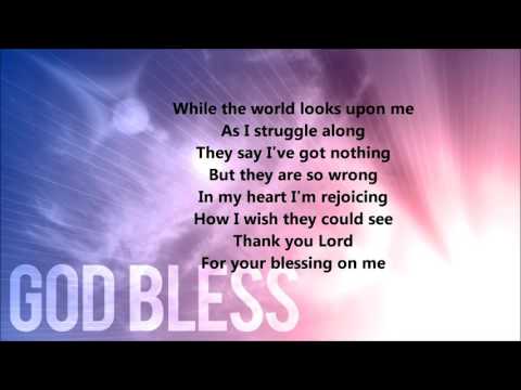 Thank You Lord For Your Blessings On Me (Lyrics)