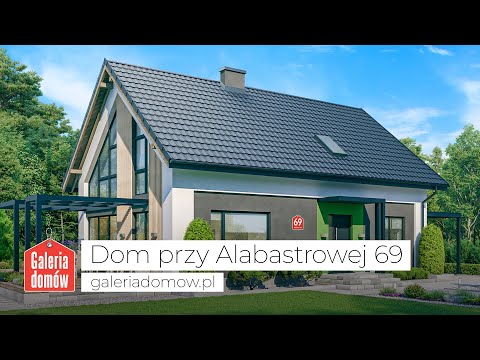 Projekt domu przy Alabastrowej 69 - GaleriaDomow.pl